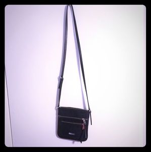 Calvin Klein black crossbody purse